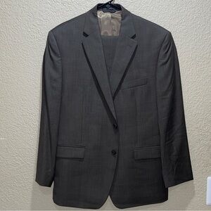 Lauren Ralph Lauren Charcoal Suit Jacket 100% Wool